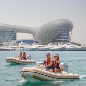 See Abu Dhabi from the water